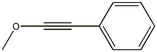 Benzene, (methoxyethynyl)- Structure