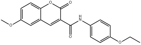 N-(4-ethoxyphenyl)-6-methoxy-2-oxo-2H-chromene-3-carboxamide Structure