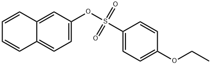 naphthalen-2-yl 4-ethoxybenzenesulfonate 구조식 이미지