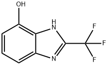 2-Trifluoromethyl-1H-benzoimidazol-4-ol Structure