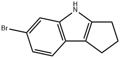 6-BROMO-1,2,3,4-TETRAHYDROCYCLOPENTA[B]INDOLE Structure