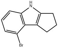 8-Bromo-1,2,3,4-tetrahydrocyclopenta[b]indole Structure