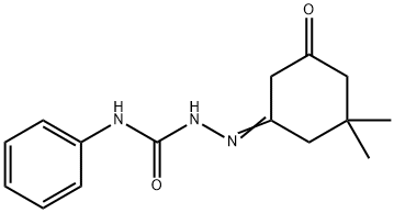 5,5-dimethyl-1,3-cyclohexanedione N-phenylsemicarbazone 구조식 이미지