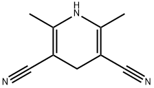 3,5-Pyridinedicarbonitrile, 1,4-dihydro-2,6-dimethyl- Structure