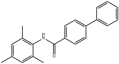 N-mesityl-4-biphenylcarboxamide 구조식 이미지