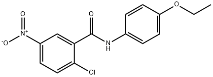 2-chloro-N-(4-ethoxyphenyl)-5-nitrobenzamide 구조식 이미지