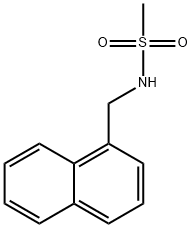 N-(naphthalen-1-ylmethyl)methanesulfonamide Structure