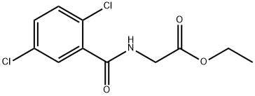 ethyl N-[(2,5-dichlorophenyl)carbonyl]glycinate Structure