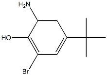 2-amino-6-bromo-4-tert-butylphenol Structure