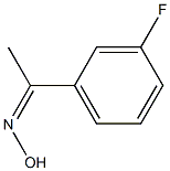 Ethanone, 1-(3-fluorophenyl)-, oxime Structure