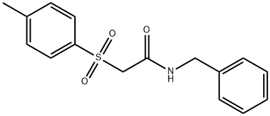 N-benzyl-2-[(4-methylphenyl)sulfonyl]acetamide 구조식 이미지