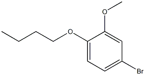 4-bromo-1-butoxy-2-methoxybenzene Structure