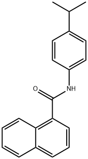 N-[4-(propan-2-yl)phenyl]naphthalene-1-carboxamide Structure