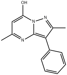 2,5-Dimethyl-3-phenyl-pyrazolo[1,5-a]pyrimidin-7-ol Structure