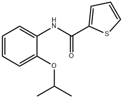 N-[2-(propan-2-yloxy)phenyl]thiophene-2-carboxamide Structure