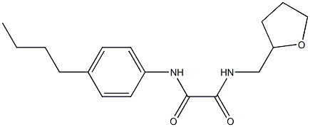 N'-(4-butylphenyl)-N-(oxolan-2-ylmethyl)oxamide Structure