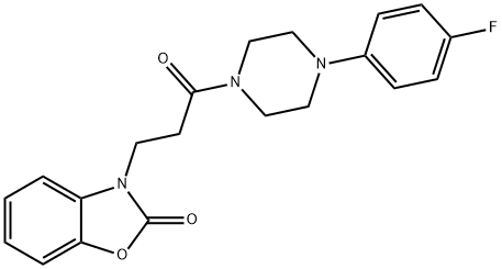 3-(3-(4-(4-fluorophenyl)piperazin-1-yl)-3-oxopropyl)benzo[d]oxazol-2(3H)-one Structure