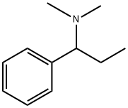 Benzenemethanamine, a-ethyl-N,N-dimethyl- 구조식 이미지