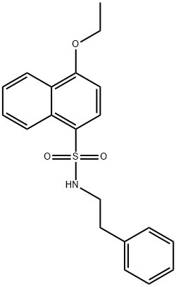 4-ethoxy-N-phenethylnaphthalene-1-sulfonamide Structure