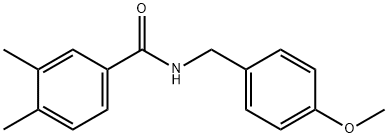 N-(4-methoxybenzyl)-3,4-dimethylbenzamide Structure