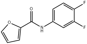 N-(3,4-difluorophenyl)-2-furamide Structure