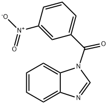 1H-benzimidazol-1-yl(3-nitrophenyl)methanone 구조식 이미지