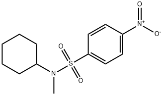 N-cyclohexyl-N-methyl-4-nitrobenzenesulfonamide Structure