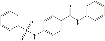 4-(benzenesulfonamido)-N-phenylbenzamide Structure