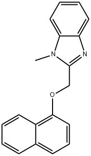 1-methyl-2-((naphthalen-1-yloxy)methyl)-1H-benzo[d]imidazole 구조식 이미지