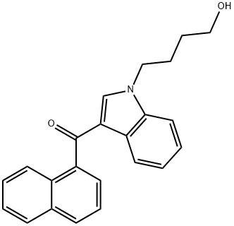 [1-(4-hydroxybutyl)indol-3-yl]-naphthalen-1-ylmethanone Structure