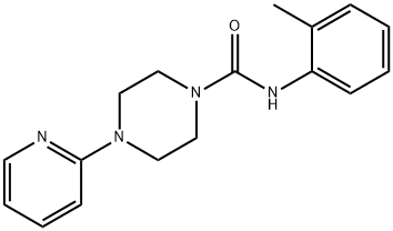 N-(2-methylphenyl)-4-pyridin-2-ylpiperazine-1-carboxamide Structure