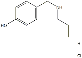 4-[(propylamino)methyl]phenol hydrochloride 구조식 이미지