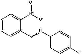 (4-fluorophenyl)(2-nitrobenzylidene)amine 구조식 이미지