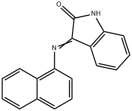 3-(1-naphthylimino)-1,3-dihydro-2H-indol-2-one 구조식 이미지