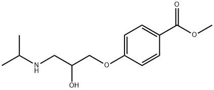 4-(2-HYDROXY-3-ISOPROPYLAMINO-PROPOXY)-BENZOIC ACID METHYL ESTER Structure