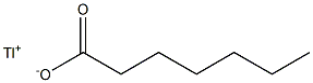 Heptanoic acid, thallium(1+) salt 구조식 이미지