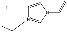 1-ethenyl-3-ethylimidazol-3-ium:iodide Structure