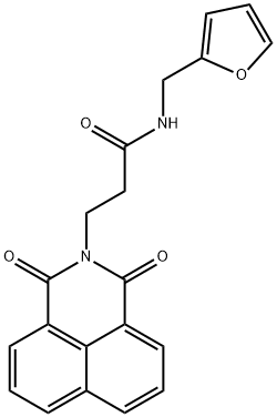 3-(1,3-dioxo-1H-benzo[de]isoquinolin-2(3H)-yl)-N-(furan-2-ylmethyl)propanamide Structure