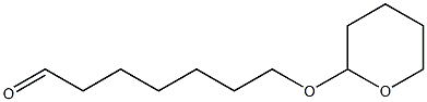 Heptanal,7-[(tetrahydro-2H-pyran-2-yl)oxy]- Structure