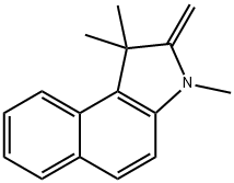 2,3-Dihydro-1,1,3-trimethyl-2-methylene-1H-benzo[e]indole Structure