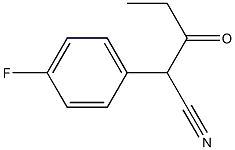 2-(4-fluorophenyl)-3-oxopentanenitrile 구조식 이미지