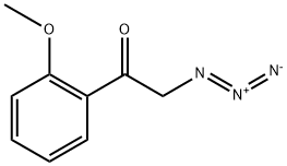 2-azido-1-(2-methoxyphenyl)ethan-1-one Structure