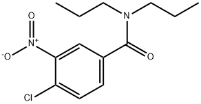 4-Chloro-3-nitro-N,N-di-n-propylbenzamide, 97% Structure