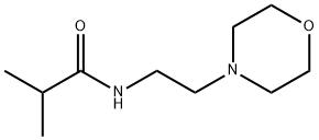 2-methyl-N-(2-morpholin-4-ylethyl)propanamide 구조식 이미지