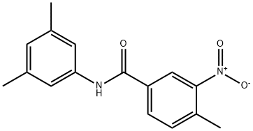 N-(3,5-dimethylphenyl)-4-methyl-3-nitrobenzamide Structure