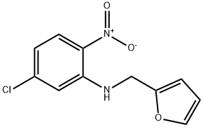 5-chloro-N-(furan-2-ylmethyl)-2-nitroaniline Structure