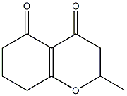 2H-1-Benzopyran-4,5(3H,6H)-dione, 7,8-dihydro-2-methyl- Structure