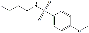 4-methoxy-N-pentan-2-ylbenzenesulfonamide Structure