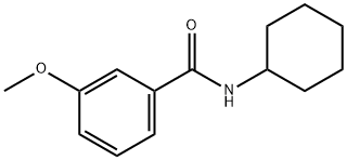 Benzamide, N-cyclohexyl-3-methoxy- Structure