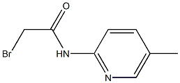 2-bromo-N-(5-methylpyridin-2-yl)acetamide 구조식 이미지